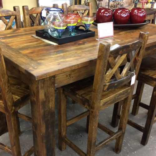 Texas Rustic Wood Furniture, Tooled Leather & Custom Furnishings