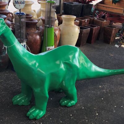 With Almost 8 Feet In Length And Made From Durable Heavy-cast Aluminum, The Sinclair Dino Would Be A Perfect Take-home For Kiddos!