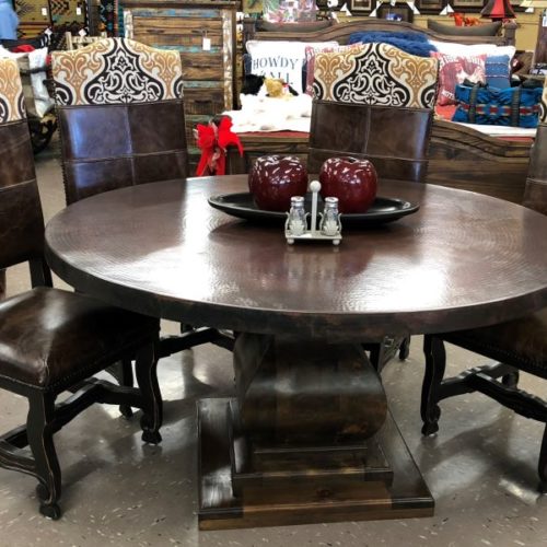 Texas Rustic Wood Furniture Tooled, Mor Furniture Dining Room Tables And Chairs