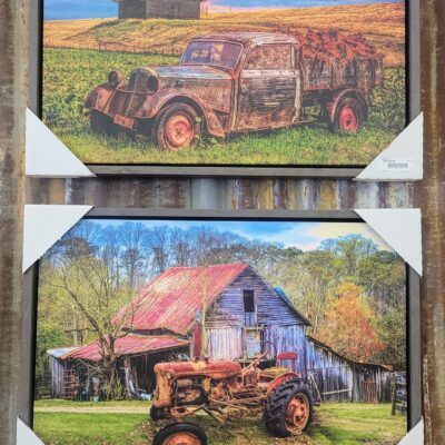 Beautiful Framed Canvas Paintings Available In Multiple Sizes And Subject Matters.