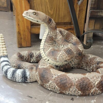 This Life-like Rattlesnake Will Have Your Guests Looking Twice!