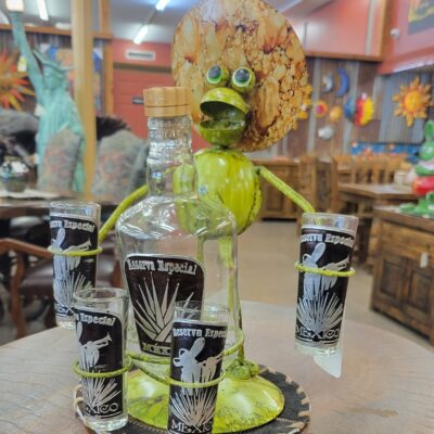This Steel Frog Tequila Set Is Great For Small Get-togethers!