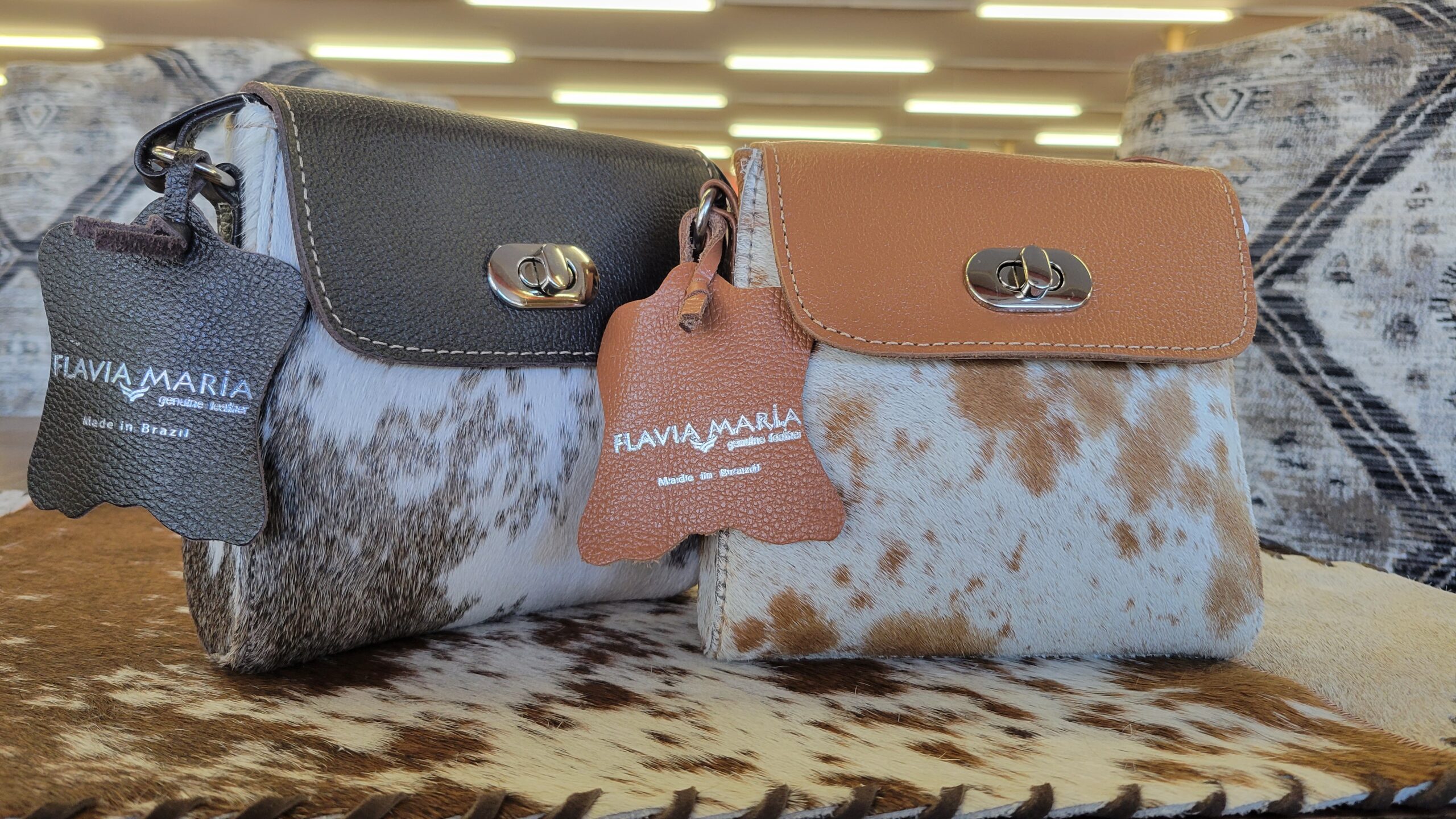 Cowhide purses at Rustler's Junction.