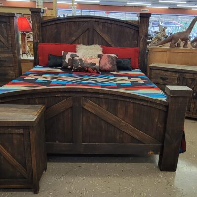 Wanting To Put A Modern Twist On Traditional Farmhouse Style? This Bedroom Set Will Elevate Your Space In A Way That Will Have You Coming Back For More!