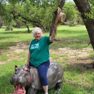 Karen Couldn't Hide Her Excitement For Her Brand New Hippopotamus!