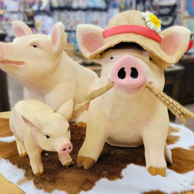 We Offer Many Different Varieties Of Pig Statues That Could Go Indoors Or Out! These Statues Can Be Custom Painted!