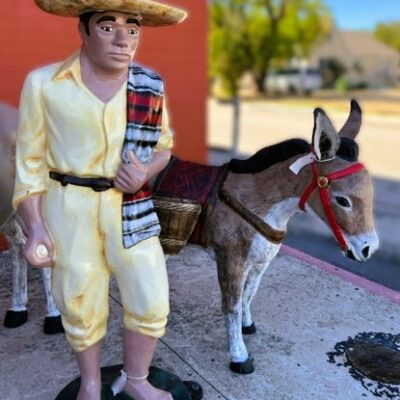 This Is A Spin On Our Traditional Pedro With The Burro. Pedro & Donkey Both Come In Many Paint Varieties.