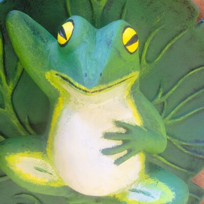 Our Traditional Frog On Lily Pad Creates Unparalleled Charm In Any Space!