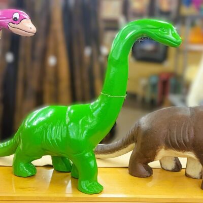 Shown Are Some Examples Of Different Longneck Dinosaurs We Carry. You Can Also Call Today To Custom Order One Of Your Very Own!