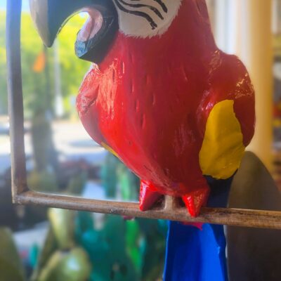 Measuring 36 Inches From The Top Of The Perch To The Tailfeathers, This Custom Piece Would Look Great Hanging Indoor Or Outdoors!
