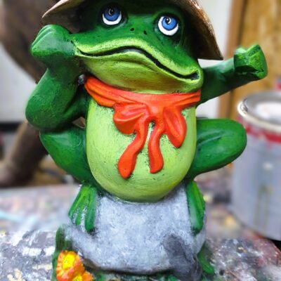 At Almost 23 Inches Tall, This Piece Looks Like It Belongs Next To The Lake Or By The Pool!
