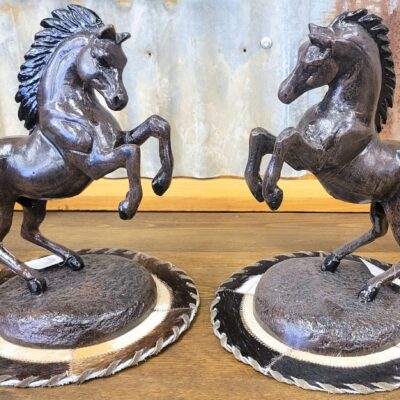 These Tabletop Horses Stand At 12 Inches Tall And Would Be A Great Addition To Any Bedroom, Office, Or Living Spaces. Can Be Ordered In Our Black/brown Paint (shown Here) Or Custom Painted To Look Like Your Favorite Horse!