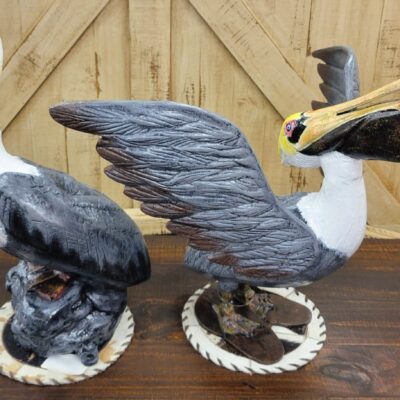 Measuring 16 To 23 Inches Tall, These Birds Would Look Beautiful On A Deck Or Near A Pool! Available In Other Poses.