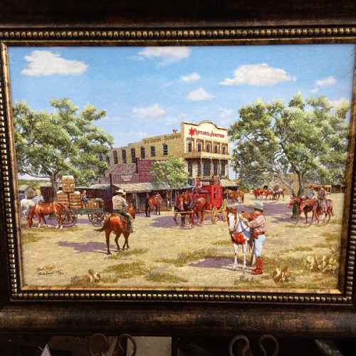 Mark Persyn's Beautiful Painting Of Rustler's Junction