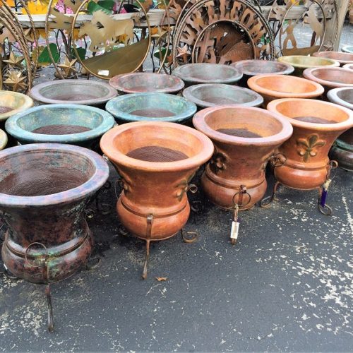 Iron Base Pots For Sale At Rustler's Junction In Lampasas