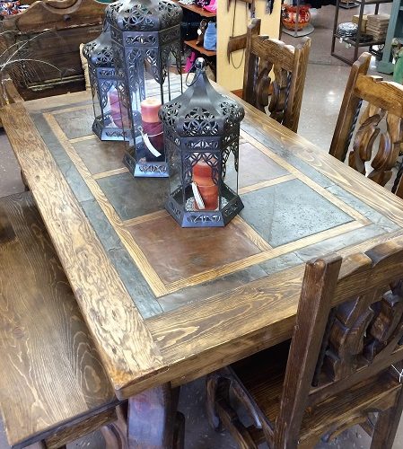 Slate Dining Room Table For Sale At Rustler's Junction In Lampasas, TX