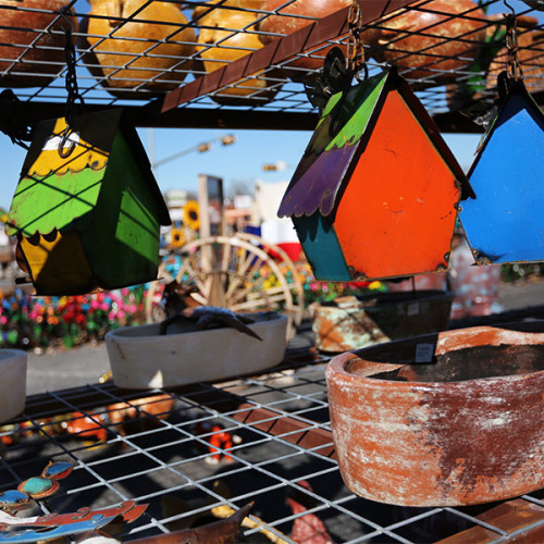 Colorful Birdhouses For Sale At Rustler's Junction