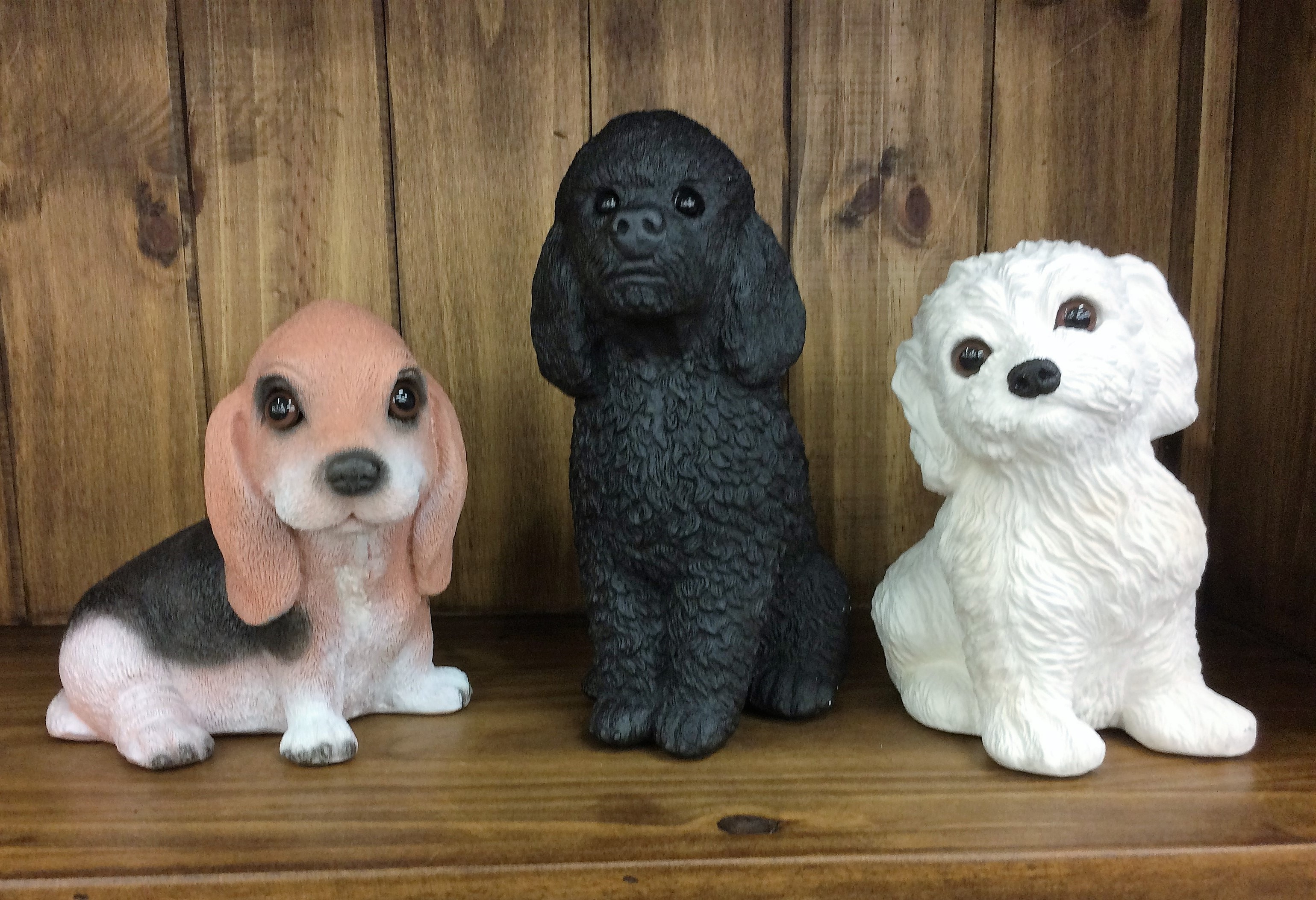dog statues for sale at Rustler's Junction in Lampasas, TX